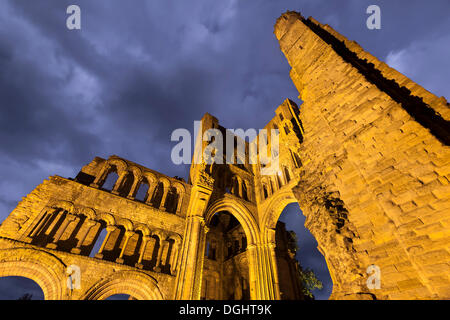 Kelso Abbey, Kelso, Scottish Borders, Schottland, Vereinigtes Königreich Stockfoto