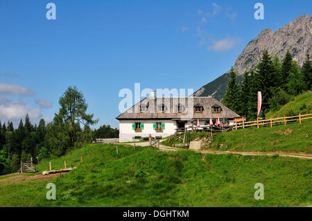 Almhütte, Hochkönig-Massivs, Mühlbach, Salzburg, Österreich, Europa Stockfoto