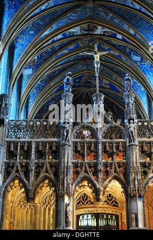 Albi Kathedrale, formal die Kathedrale von Sankt Cecilia, Cathédrale Sainte-Cécile d'Albi, Interieur, historischen Zentrum, Albi Stockfoto