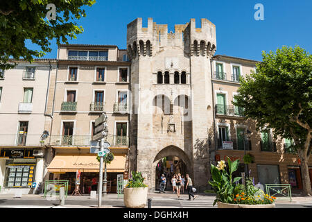 Porte Saunerie, Stadttor, Manosque, Provence, Provence-Alpes-Cote, Manosque, Provence, Frankreich, Europa Stockfoto