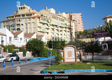 Serrama Urbanizacion Wohnprojekt La Cala del Moral, Provinz Malaga, Spanien Stockfoto