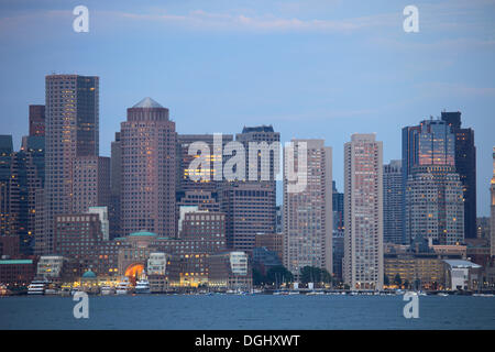 Skyline, Stadt von Boston, Massachusetts, New England, USA, Boston, Massachusetts, Vereinigte Staaten von Amerika Stockfoto