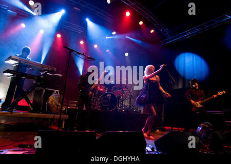 Die belgische Band Vive la Fête live auf dem Heitere Open Air in Zofingen, Schweiz Stockfoto