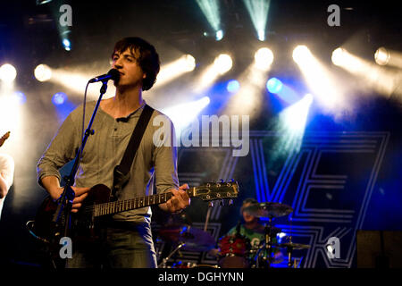 Antony Ellis, Frontmann der US-Rock-Band fünf Uhr Helden Leben in den Konzertsälen Schueuer, Luzern, Schweiz Stockfoto