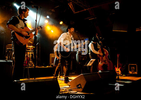 Die Schweizer Band Count Gabba live im Konzertsaal Schueuer, Luzern, Schweiz Stockfoto