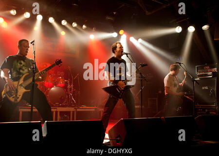 Die Schweizer Metal-Band Exit live im Konzertsaal Schueuer, Luzern, Schweiz Stockfoto