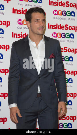 London, UK. 21. Oktober 2013. Hollyoaks Schauspieler Danny Mac in Soap Awards gesponsert von Mekka. Foto: Nick Savage/Alamy Live-Nachrichten Stockfoto