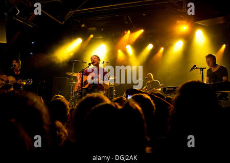 Samu Haber, Sänger und Frontmann der finnischen Pop und Rock band Sunrise Avenue, Leben in Schueuer, Luzern, Schweiz Stockfoto