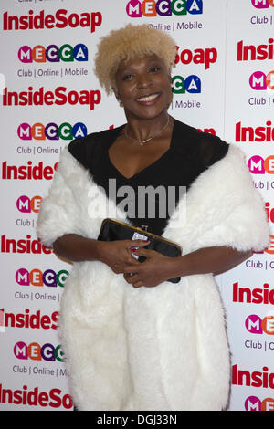 London, UK. 21. Oktober 2013. Schauspielerin Lorna Laidlaw im Inneren Soap Awards gesponsert von Mekka. Foto: Nick Savage/Alamy Live-Nachrichten Stockfoto