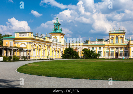 17. Jahrhundert Wilanow königlichen Palast in Warschau. Stockfoto