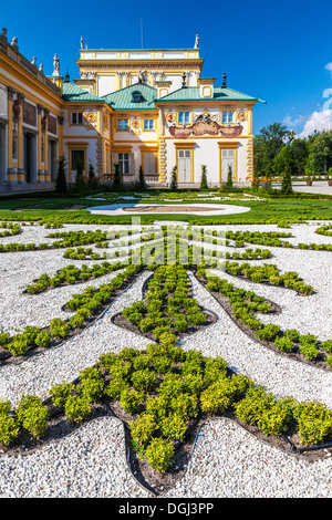 Eine Ecke des 17. Jahrhunderts Wilanow königlichen Palast in Warschau. Stockfoto