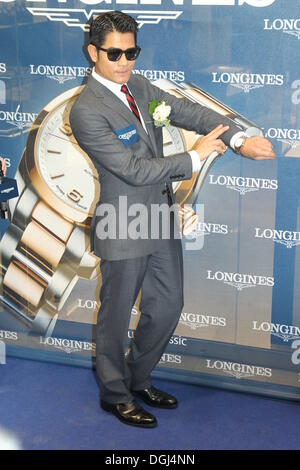 Hong Kong, China. 21. Oktober 2013. Pop-Star Aaron Kwok besucht Eröffnungsfeier von Longines in Hong Kong, China auf Montag, 21. Oktober 2013. Bildnachweis: TopPhoto/Alamy Live-Nachrichten Stockfoto