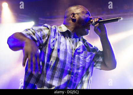 Vincent Mason der US-amerikanische Hip-Hop-Gruppe "De La Soul", die live im Luzerner Saal des KKL Stockfoto