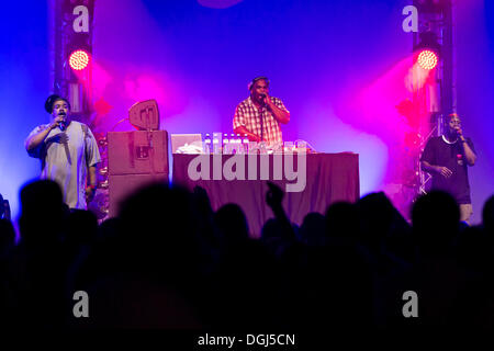 Die US-amerikanische Hip-Hop-Gruppe "De La Soul", die live im Luzerner Saal des KKL, Blue Balls Festival Luzern Stockfoto