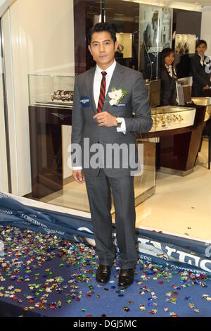 Hong Kong, China. 21. Oktober 2013. Pop-Star Aaron Kwok besucht Eröffnungsfeier von Longines in Hong Kong, China auf Montag, 21. Oktober 2013. Bildnachweis: TopPhoto/Alamy Live-Nachrichten Stockfoto