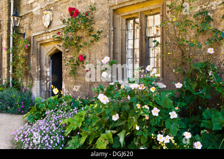 Teil des alten Quad von Worcester College der Universität Oxford. Stockfoto