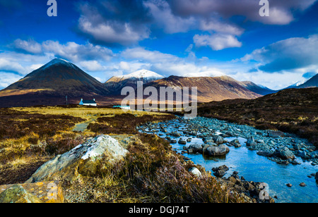 Roten Cullins hinter Allt Dearg Haus. Stockfoto