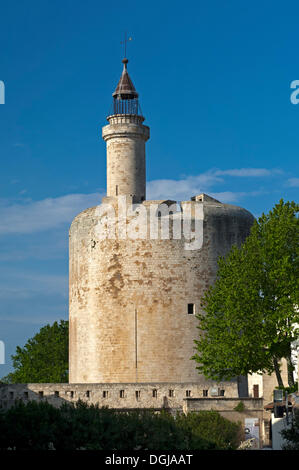 Tour de Constance oder Konstanz Turm, Aigues-Mortes, Region Languedoc-Roussillon, Frankreich Stockfoto