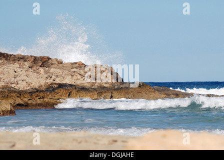 Levante-Strand - Playa de Llevant - Formentera Stockfoto