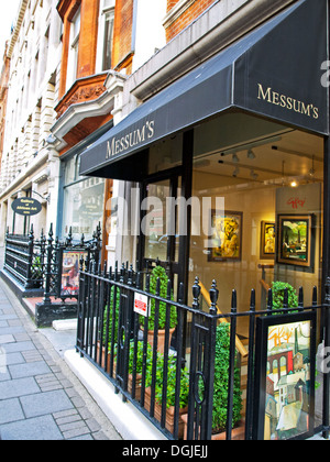 Messum Kunst-Galerie, Cork Street, Mayfair, London, England, Vereinigtes Königreich Stockfoto