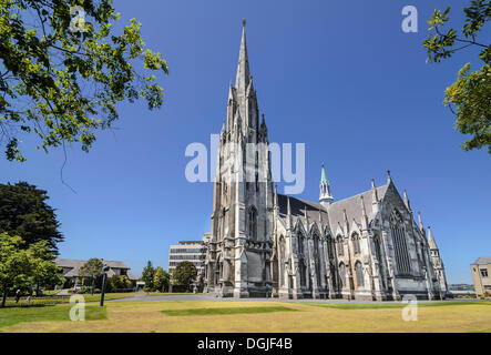 Erste Kirche von Otago, eine Presbyterianische Kirche, viktorianischen Stil Kathedrale, Dunedin, Südinsel, Neuseeland, Ozeanien Stockfoto