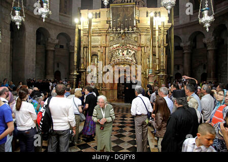 Kirche des Heiligen Grabes in Jerusalem, Yerushalayim, Israel, Nahost Stockfoto