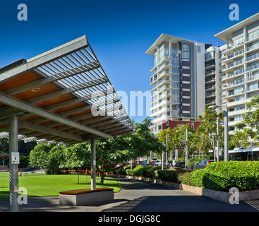 Roma Street Parkland in Brisbane in Queensland. Stockfoto