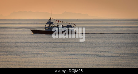 Whale Watching Tour, Reykjavik, Island Stockfoto