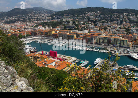 Hafen, Nizza, Côte d ' Azur, Frankreich Stockfoto