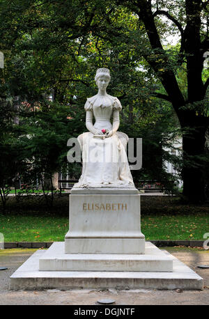 Statue der Kaiserin Elisabeth, Sissi, Meran, South Tyrol, Italien, Europa Stockfoto