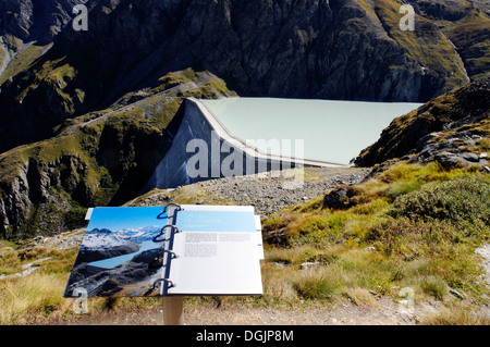 Die Grande Dixence am Heremence in der Schweiz Stockfoto