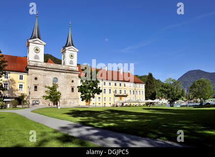 Herzoglich bayerischen Brauhaus, Brauerei am Tegernsee See, einem ehemaligen Benediktinerkloster Tegernsee, Bayern, Oberbayern Stockfoto