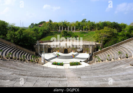 Amphitheater im Künstlerdorf Altos de Chavon, Dominikanische Republik, Karibik Stockfoto