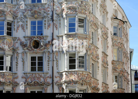 Hoelblinghaus Gebäude, historische Bezirk Innsbruck, Tirol, Austria, Europe, PublicGround Stockfoto