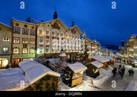 Tölzer Christkindlmarkt, Bad Tölz, Bayerisches Oberland, Upper Bavaria, Bavaria, Germany Stockfoto