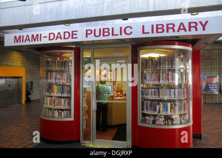 Miami Florida, Civic Center Miami-Dade Metrorail Station, Center, Miami-Dade Public Library, klein, Satellit, mit Blick auf FL130731203 Stockfoto