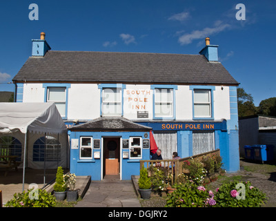 Außenseite der South Pole Inn Anascoul Co. Kerry Irland einst die Heimat von Antarctic Explorer Tom Crean Stockfoto