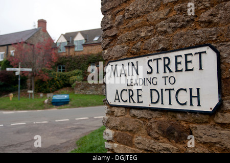 Sibford Gower Dorf, Oxfordshire, England, UK Stockfoto