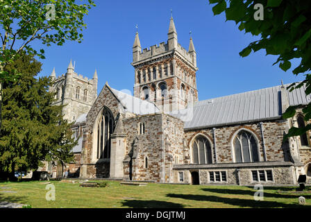 Kirche St. Cluthburga, Wimborne Minster, Dorset, Südengland, England, Vereinigtes Königreich, Europa Stockfoto