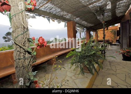 Buddha Haus, das Haus ein Fasten und schönen Ruhestand in den Bergen von San Juan, Ibiza, Spanien Stockfoto