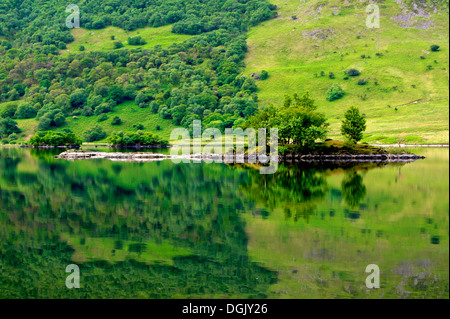 Ein Blick über Crummock Wasser. Stockfoto