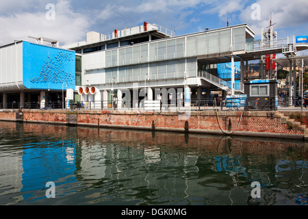 Das Aquarium am alten Hafen von Genua Ligurien Italien Stockfoto