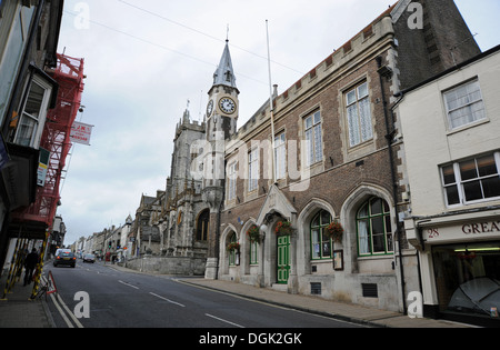 High Street Dorchester Dorset Wessex UK Stockfoto