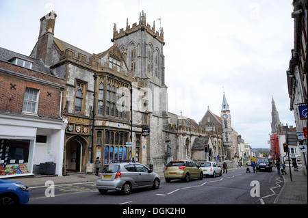 High Street Dorchester Dorset Wessex UK Stockfoto