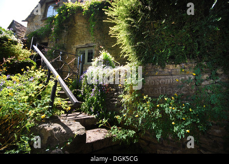 charmante Ferienhäuser in Cotswolds in Bibury, Vereinigtes Königreich Stockfoto