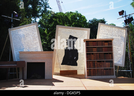 Open-Air-Theater, Trinity College Oxford Vereinigtes Königreich Stockfoto