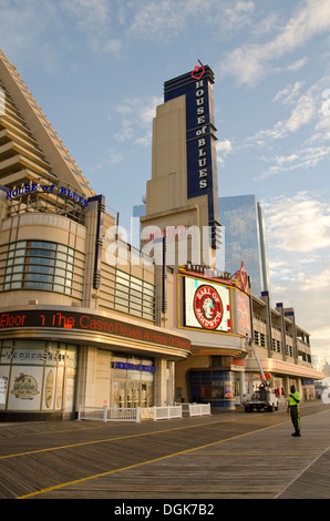 Haus der Blues am Boardwalk am Atlantic CIty, New Jersey, Vereinigte Staaten, USA. Stockfoto