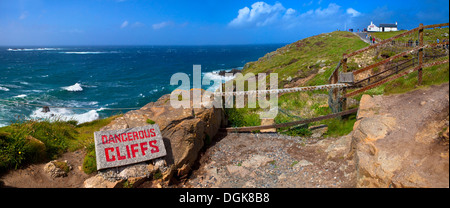 Lands End in Cornwall, England. Stockfoto