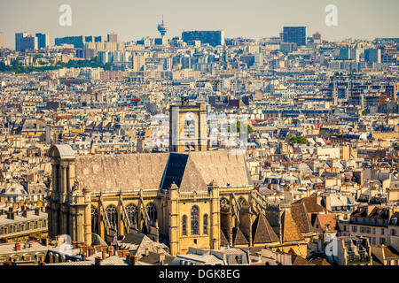 Kirche St-Gervais-et-Saint-Protais, Paris Stockfoto