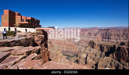 Skywalk am Grand Canyon Stockfoto